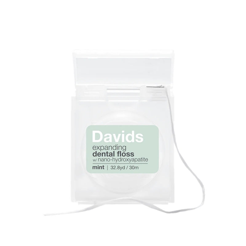 Buy Davids Expanding Dental Floss Mint w/ Nano-hydroxyapatite at One Fine Secret. Official Stockist in Melbourne, Australia.