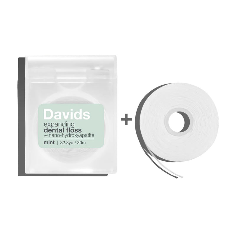 Buy Davids Expanding Dental Floss Mint w/ Nano-hydroxyapatite at One Fine Secret. Official Stockist in Melbourne, Australia.