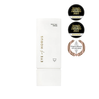 Award Winning Natural Face Makeup Foundation. Eye of Horus Skin Tint Serum Foundation 30ml. Buy now at One Fine Secret. Clean Beauty Melbourne.