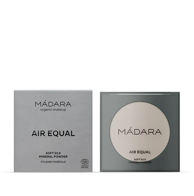 Buy Madara Air Equal Soft Silk Mineral Powder in Translucent colour at One Fine Secret. Natural & Organic Makeup Powder. Clean Beauty Store in Melbourne, Australia.