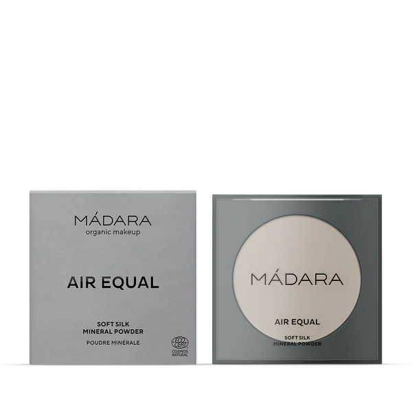 Buy Madara Air Equal Soft Silk Mineral Powder in Translucent colour at One Fine Secret. Natural & Organic Makeup Powder. Clean Beauty Store in Melbourne, Australia.