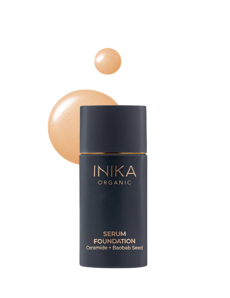 Buy Inika Organic Serum Foundation 25ml - Brilliant at One Fine Secret. Official Stockist. Natural & Organic Makeup Foundation Clean Beauty Store in Melbourne, Australia.