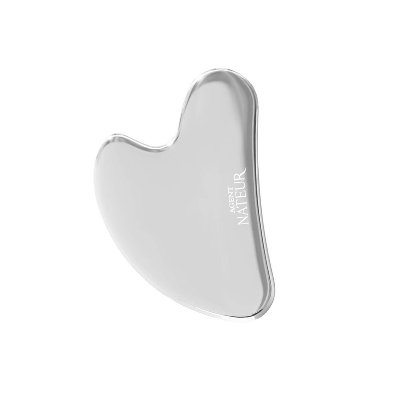 Buy Agent Nateur stainless steel gua sha facial sculpting & lifting tool now at One Fine Secret.