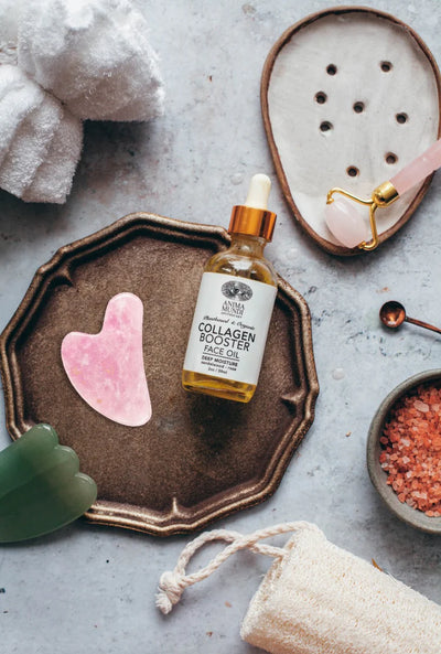 Buy Anima Mundi Collagen Booster Face Oil at One Fine Secret. Official Australian Stockist. Natural & Organic Skincare Clean Beauty Store in Melbourne.