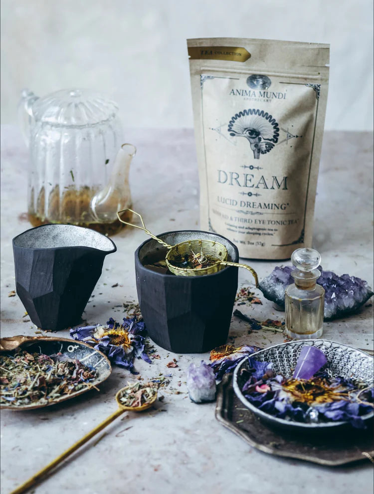 Anima Mundi Herbal Tea. Buy Anima Mundi Dream Sleep Aid & Third Eye Tonic Tea at One Fine Secret. Official Australian Stockist. Clean Beauty Melbourne.