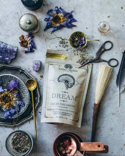 Anima Mundi Herbal Tea. Buy Anima Mundi Dream Sleep Aid & Third Eye Tonic Tea at One Fine Secret. Official Australian Stockist. Clean Beauty Melbourne.