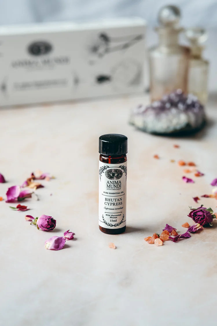 Buy Anima Mundi Pure Essential Oil 15ml - Bhutan Cypress at One Fine Secret. Official Australian Stockist. Natural & Organic Clean Beauty Store in Melbourne.