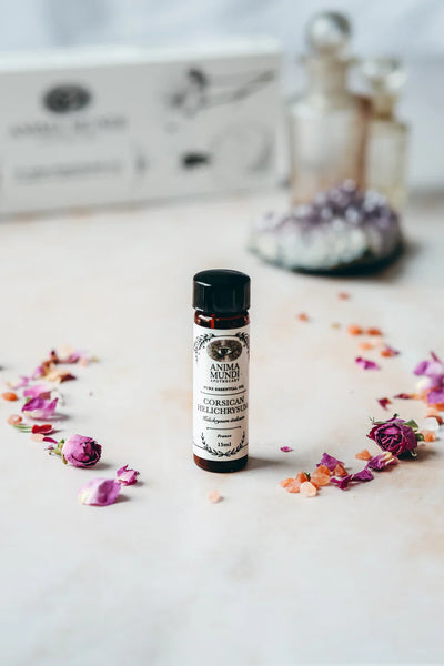 Buy Anima Mundi Pure Essential Oil 15ml - Corsican Helichrysum at One Fine Secret. Official Australian Stockist. Natural & Organic Skincare Clean Beauty Melbourne.