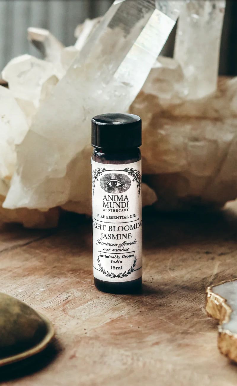 Buy Anima Mundi Pure Essential Oil 15ml - Night Blooming Jasmine at One Fine Secret. Official Australian Stockist. Natural & Organic Skincare Clean Beauty Store in Melbourne.