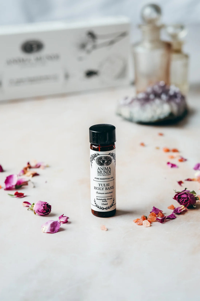 Buy Anima Mundi Pure Essential Oil 15ml - Tulsi Holy Basil at One Fine Secret. Official Australian Stockist in Melbourne.