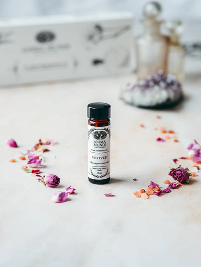 Buy Anima Mundi Pure Essential Oil 15ml - Vetiver at One Fine Secret. Official Australian Stockist in Melbourne.