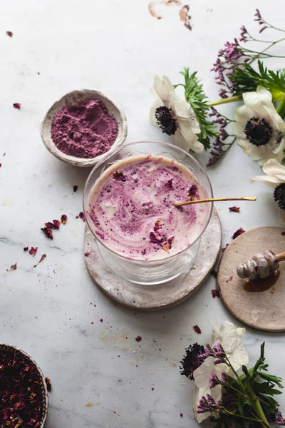 Anima Mundi Apothecary Herbal Supplement. Buy Anima Mundi Rose Open Heart (Love + Serenity) Powder at One Fine Secret. Official Australian Stockist. Clean Beauty Melbourne