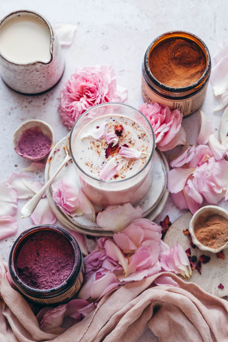 Anima Mundi Apothecary Herbal Supplement. Buy Anima Mundi Rose Open Heart (Love + Serenity) Powder at One Fine Secret. Official Australian Stockist. Clean Beauty Melbourne