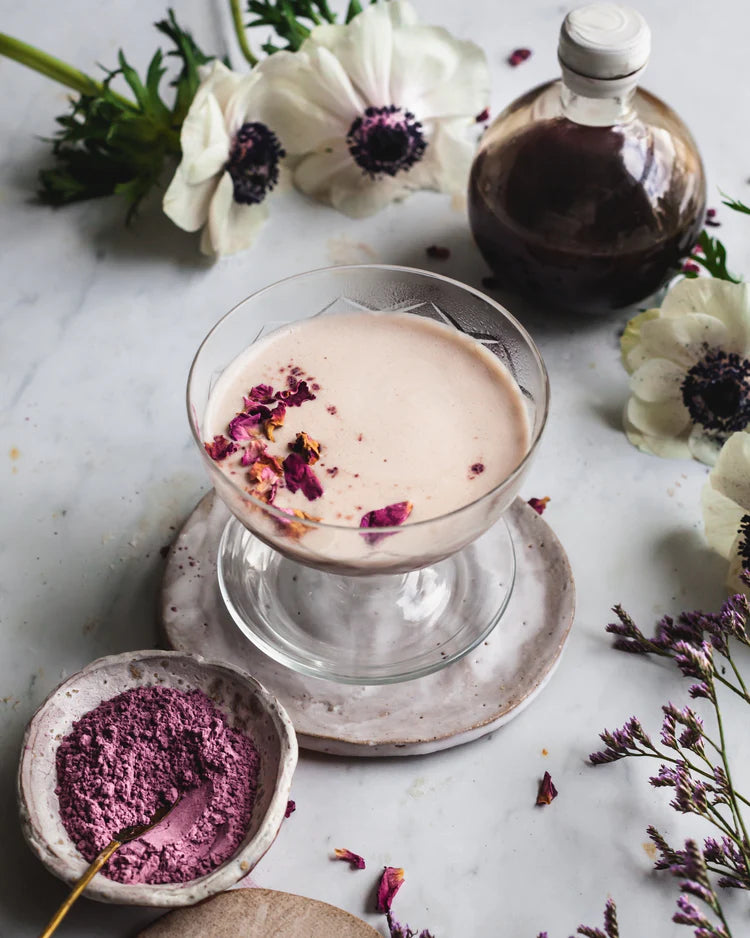 Anima Mundi Apothecary Herbal Supplement. Buy Anima Mundi Rose Open Heart (Love + Serenity) Powder at One Fine Secret. Official Australian Stockist. Clean Beauty Melbourne