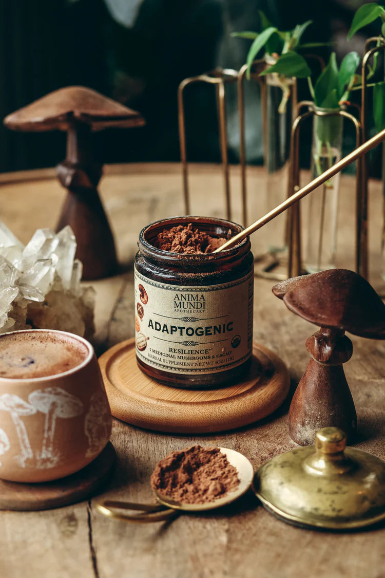 Buy Anima Mundi	Adaptogenic Resilience 7 Medicinal Mushrooms + Cacao Powder 113g at One Fine Secret. Official Australian Stockist. Melbourne&