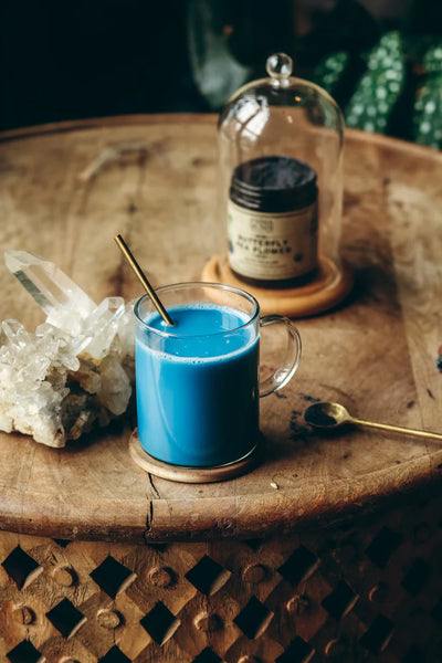 Anima Mundi Apothecary Herbal Supplement. Buy Anima Mundi Butterfly Pea Flower Blue Healer Powder 128g at One Fine Secret. Official Australian Stockist. Clean Beauty Melbourne.