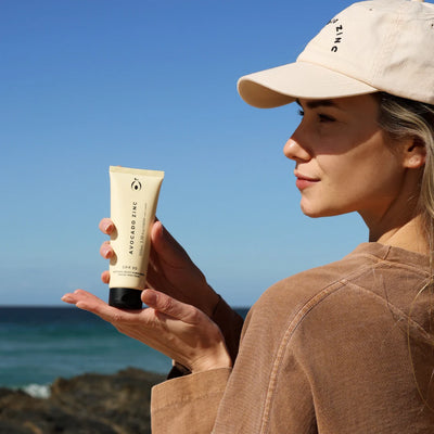 Buy Avocado Zinc SPF 30 Natural Body Sunscreen 100ml at One Fine Secret Clean Beauty.