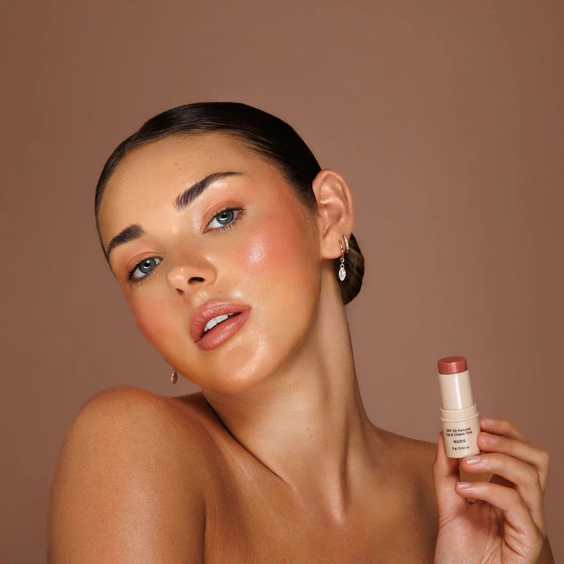 Buy Avocado Zinc SPF 50 Natural Lip & Cheek Tint in Nude colour at One Fine Secret.