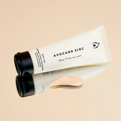 Buy Avocado Zinc SPF 50 Natural Tinted Moisturiser in Light colour at One Fine Secret.