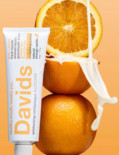 Buy Davids Kids + Adults Whitening+Antiplaque nano-Hydroxyapatite Toothpaste 113g at One Fine Secret. Official Australian Stockist. Clean Beauty Melbourne.