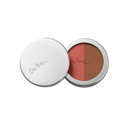 Buy Ere Perez Rice Powder Blush & Bronzer in BROOKLYN - rosy pink/deep bronze at One Fine Secret. Official Stockist. Natural & Organic Makeup Clean Beauty Store in Melbourne, Australia.