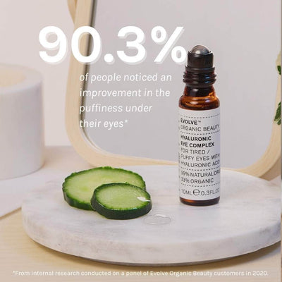 Buy Evolve Organic Beauty Hyaluronic Eye Complex 10ml at One Fine Secret. Official Australian Stockist.