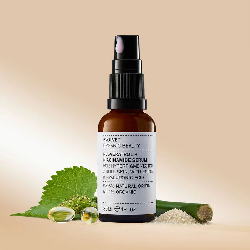 Buy Evolve Organic Beauty Resveratrol + Niacinamide Serum at One Fine Secret. Official Australian Stockist.