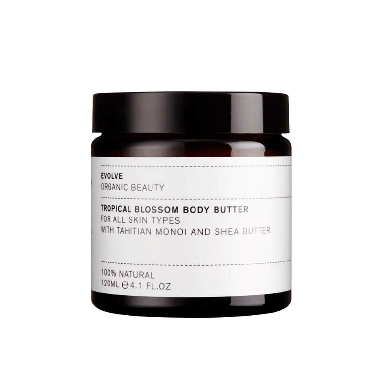 Buy Evolve Organic Beauty Tropical Blossom Body Butter 120ml at One Fine Secret. Official Australian Stockist.