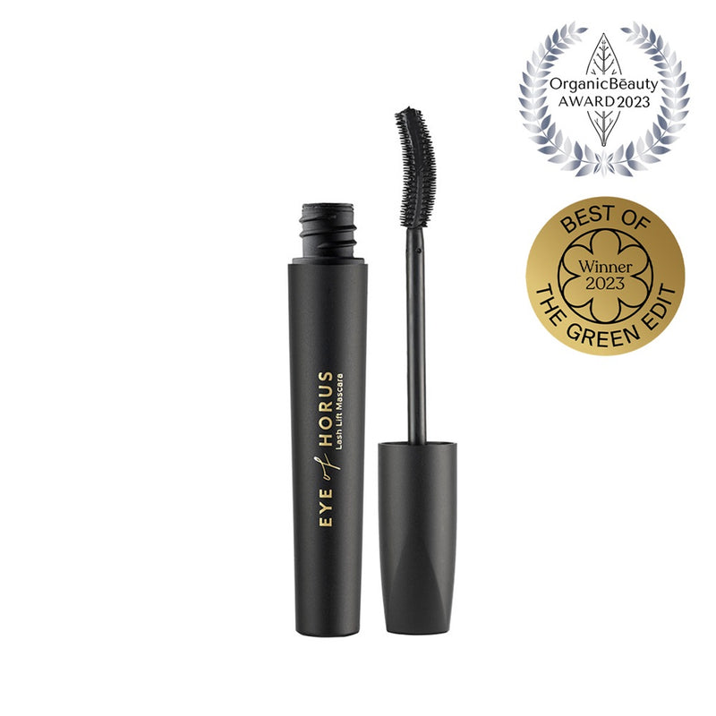 Award Winning Natural Volume Mascara. Buy Eye of Horus Lash Lift Mascara at One Fine Secret. Natural Eye Makeup Clean Beauty Store in Melbourne.