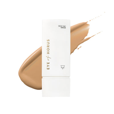 Award Winning Natural Face Makeup Foundation. Buy Eye of Horus Skin Tint Serum Foundation in Dark shade now at One Fine Secret. Clean Beauty Melbourne.