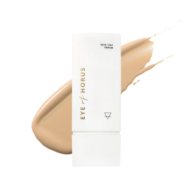 Award Winning Natural Face Makeup Foundation. Buy Eye of Horus Skin Tint Serum Foundation in Medium shade now at One Fine Secret. Clean Beauty Melbourne.