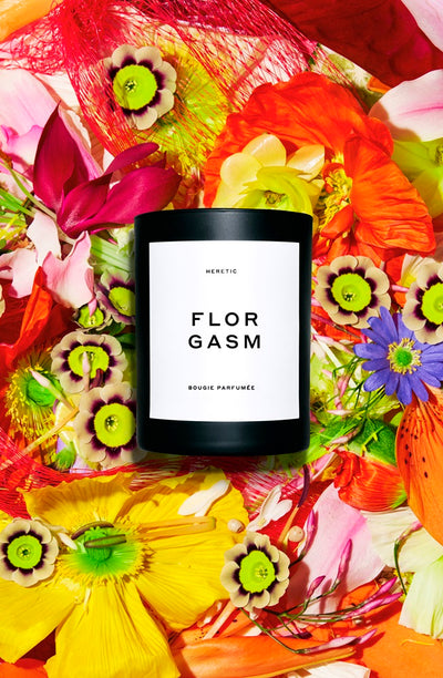 Buy Heretic Parfum Florgasm Candle 300g at One Fine Secret. Official Australian Stockist. Natural & Organic Perfume Clean Beauty Store in Melbourne.