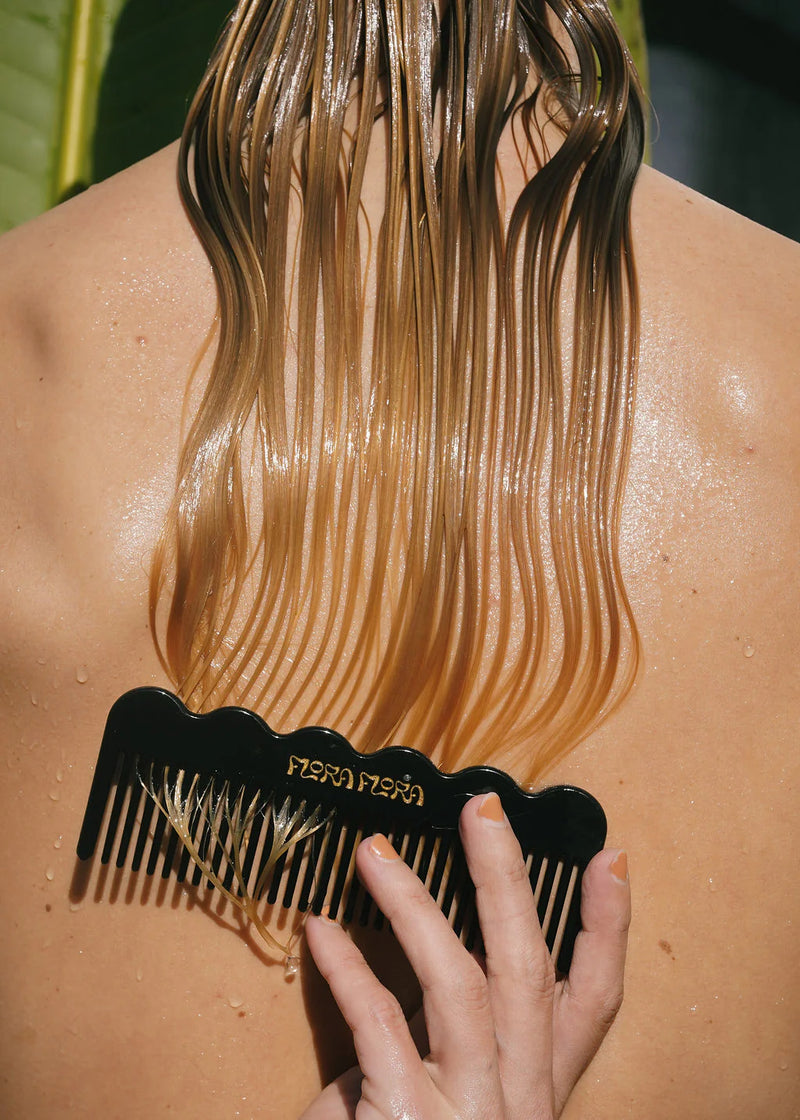 Buy Flora Flora Co. Wavy Acetate Comb at One Fine Secret. Official Stockist. Clean Beauty Store in Melbourne, Australia.