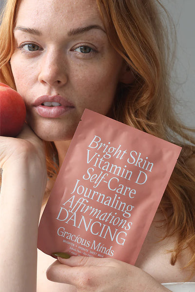 Buy Gracious Minds Brighten + Hydrate Sheet Mask at One Fine Secret.