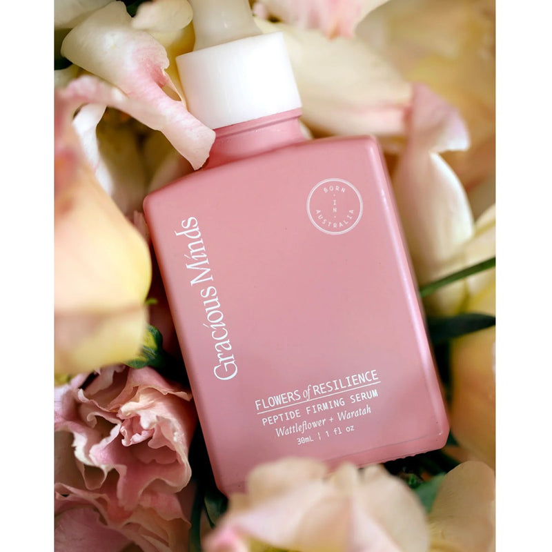 Buy Gracious Minds Flowers of Resilience Peptide Firming Serum at One Fine Secret Clean Beauty.