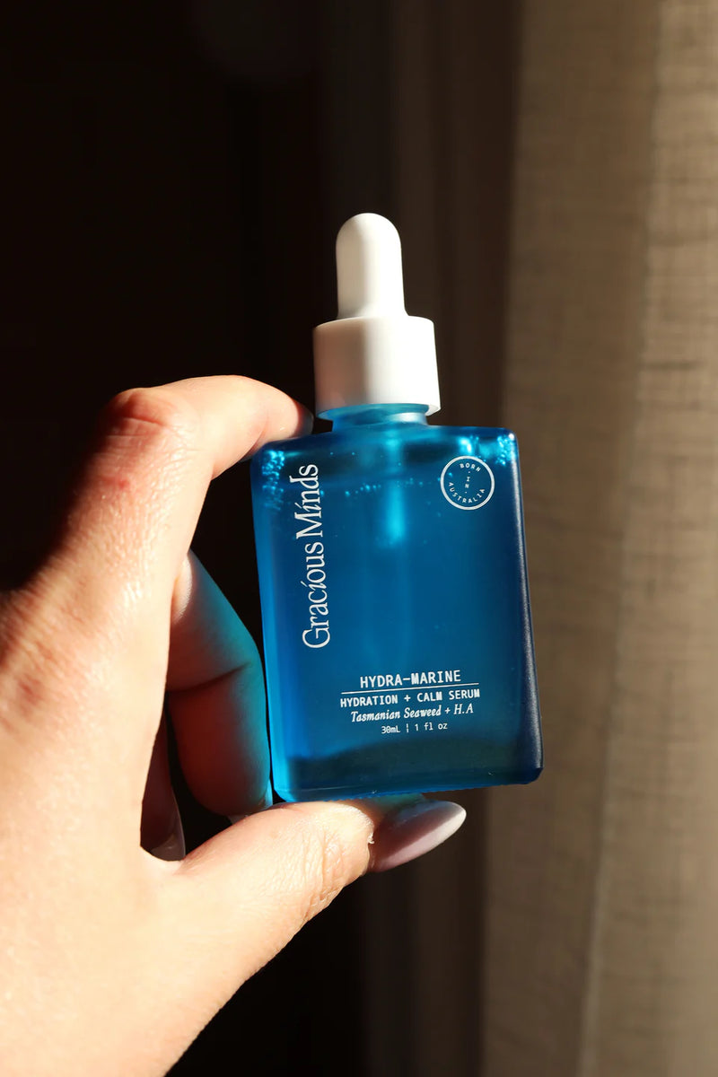 Buy Gracious Minds Hydra-Marine Hydration + Calm Serum at One Fine Secret Clean Beauty.