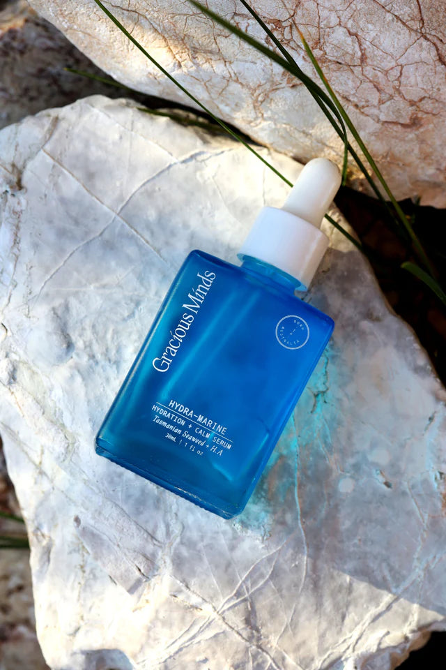 Buy Gracious Minds Hydra-Marine Hydration + Calm Serum at One Fine Secret Clean Beauty.