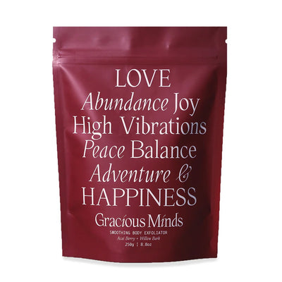 Buy Gracious Minds Smoothing Body Exfoliator at One Fine Secret Clean Beauty.