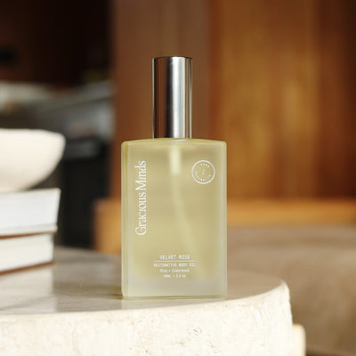 Buy Gracious Minds Velvet Rose Restorative Body Oil at One Fine Secret. Clean Beauty Australia.