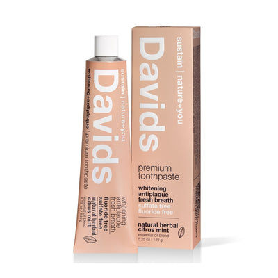 Buy Davids Natural Toothpaste Herbal Citrus Peppermint at One Fine Secret. Official Australian Stockist in Melbourne.