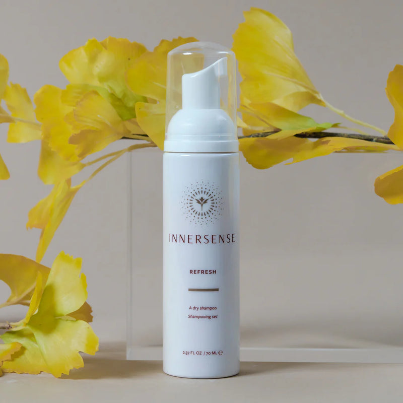 The best organic foaming dry shampoo. Buy Innersense Refresh Dry Shampoo 70ml at One Fine Secret. Natural & Organic Hair Care store in Melbourne, Australia.