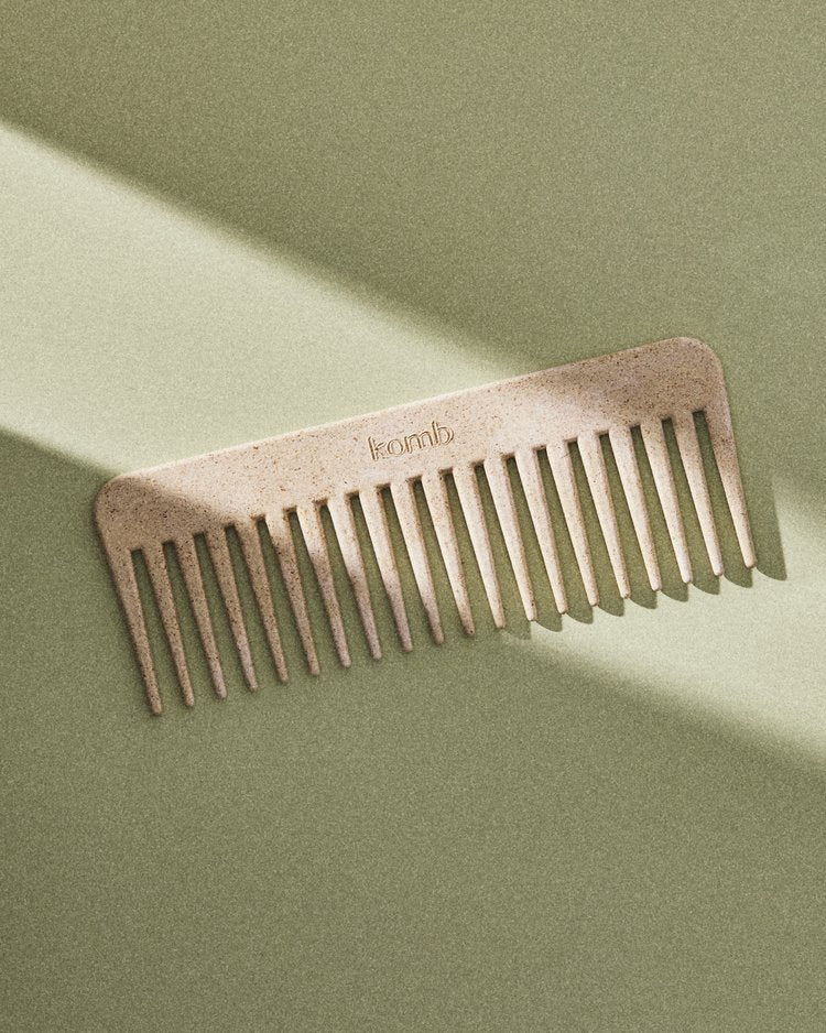 Buy Komb No 3. Wide Tooth Comb (Stone) at One Fine Secret Clean Beauty.