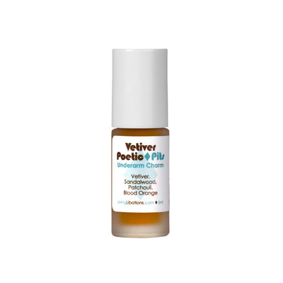 Living Libations Natural Liquid Deodorant. Buy Living Libations Poetic Pits Vetiver 5ml.