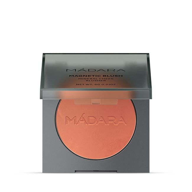 Buy Madara Magnetic Blush Mineral Cheek Blusher in Fierce Flame colour at One Fine Secret. Official Stockist.