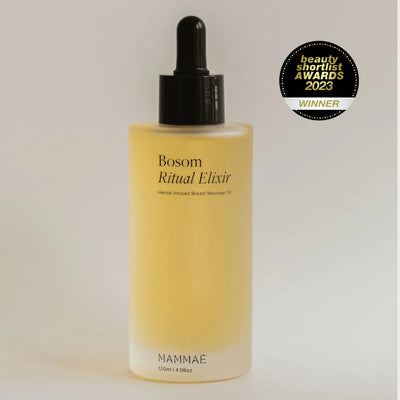 Buy Mammae Bosom Ritual Elixir 120ml at One Fine Secret. Award Winning Breast Massage Oil. Official Stockist. Clean Beauty Store in Melbourne, Australia.