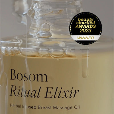 Buy Mammae Bosom Ritual Elixir in 120ml, 30ml or 5ml sample size at One Fine Secret. Award Winning Breast Massage Oil. Official Stockist. Clean Beauty Store in Melbourne, Australia.