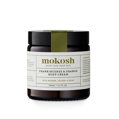 Buy Mokosh Frankincense & Orange Body Cream 100ml at One Fine Secret. Natural & Organic Skincare Clean Beauty Store in Melbourne, Australia.