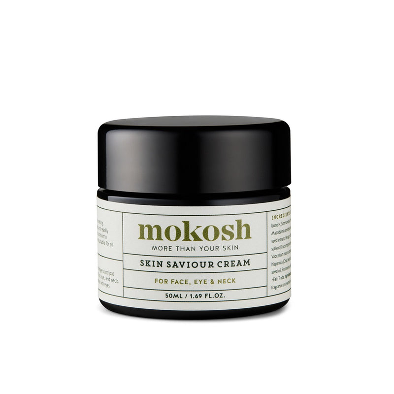 Organic Face Cream for sensitive skin. Buy Mokosh Skin Saviour Cream 50ml at One Fine Secret. Official Stockist & Clean Beauty Store in Melbourne, Australia.