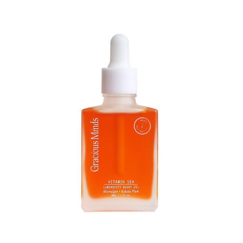 Buy Gracious Minds Vitamin Sea Luminosity Night Oil. Clean Beauty Australia.