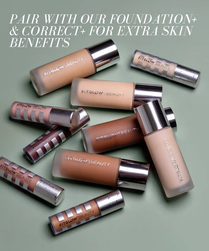 Fitglow Beauty Conceal+ Concealer Colour Swatches Models at One Fine Secret. Official Australian Stockist.